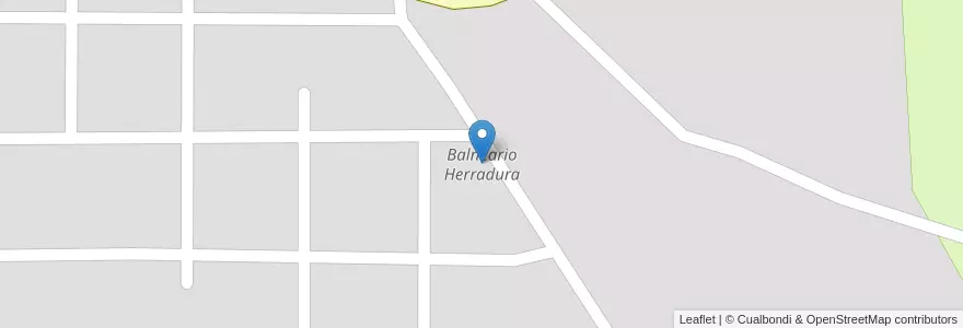 Mapa de ubicacion de Balneario Herradura en Argentinien, Formosa, Departamento Laishi.