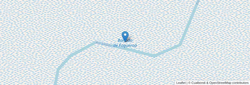 Mapa de ubicacion de Bañado de Fogueroa en Arjantin, Santiago Del Estero, Departamento Figueroa.