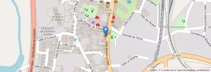 Mapa de ubicacion de Banco de Castilla en Испания, Кастилия И Леон, Леон, Montaña De Luna, La Robla.
