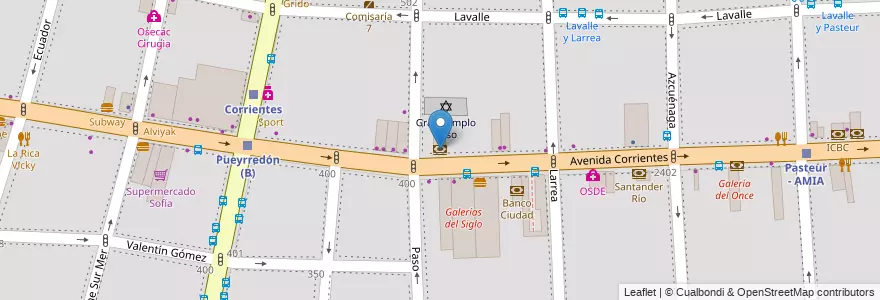 Mapa de ubicacion de Banco de Comercio, Balvanera en Arjantin, Ciudad Autónoma De Buenos Aires, Comuna 3, Buenos Aires.