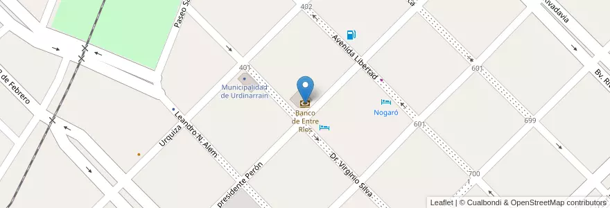 Mapa de ubicacion de Banco de Entre Ríos en الأرجنتين, إنتري ريوس, Departamento Gualeguaychú, Distrito Pehuajó Al Norte, Urdinarrain.