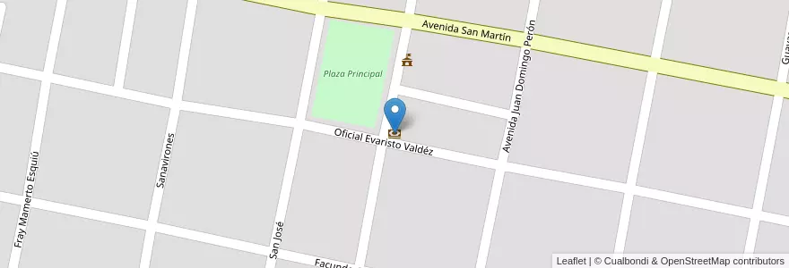 Mapa de ubicacion de Banco de la Provincia de Cordoba en آرژانتین, Córdoba, Departamento Tulumba, Pedanía Dormida, Municipio De San José De La Dormida, San José De La Dormida.