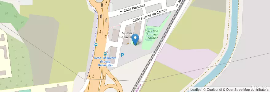Mapa de ubicacion de Banco estropeado en Espanha, Andaluzia, Sevilla, Sevilla.