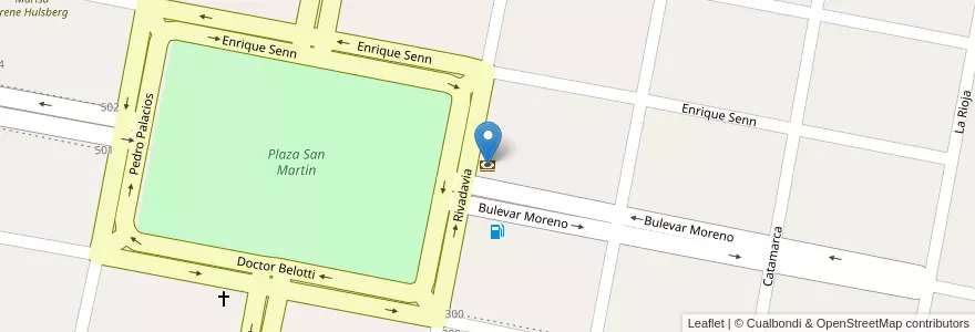 Mapa de ubicacion de Banco Macro en آرژانتین, سانتافه, Departamento Las Colonias, Municipio De Felicia, Felicia.