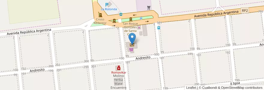 Mapa de ubicacion de Banco Macro en Argentina, Misiones, Departamento Concepción, Municipio De Concepción De La Sierra, Concepción De La Sierra.