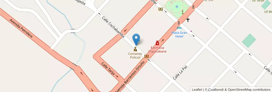 Mapa de ubicacion de Banco Mercantil Santa Cruz S.A. en Bermejo.