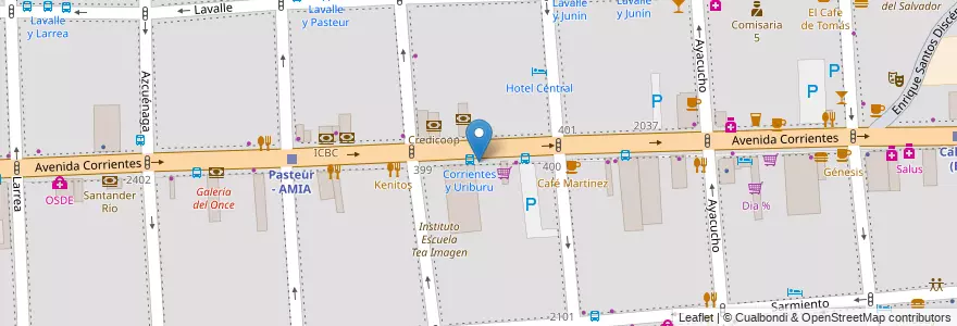 Mapa de ubicacion de Banco Nación, Balvanera en Argentine, Ciudad Autónoma De Buenos Aires, Comuna 3, Buenos Aires.