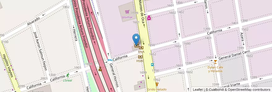 Mapa de ubicacion de Banco Nación, Barracas en الأرجنتين, Ciudad Autónoma De Buenos Aires, Partido De Avellaneda, Comuna 4, Buenos Aires.