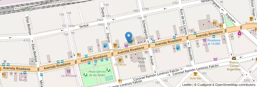 Mapa de ubicacion de Banco Nación, Villa Luro en Argentine, Ciudad Autónoma De Buenos Aires, Comuna 9, Buenos Aires, Comuna 10.