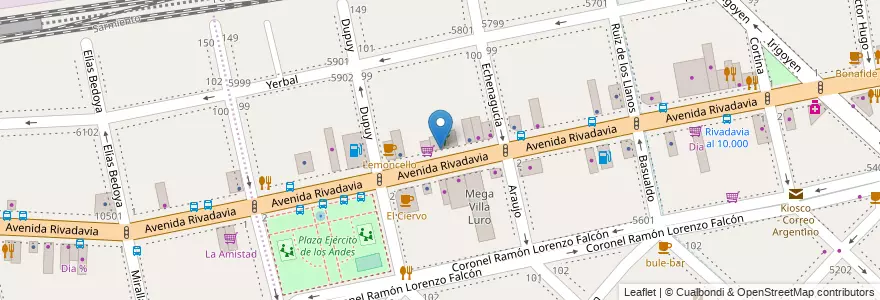Mapa de ubicacion de Bank of the Argentine Nation en Argentina, Autonomous City Of Buenos Aires, Comuna 9, Autonomous City Of Buenos Aires, Comuna 10.