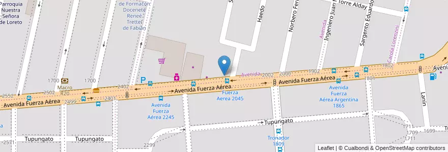 Mapa de ubicacion de Banco Patagonia en 阿根廷, Córdoba, Departamento Capital, Pedanía Capital, Córdoba, Municipio De Córdoba.