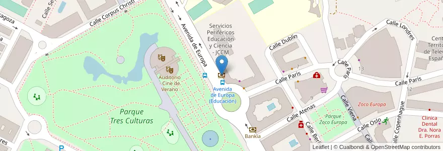 Mapa de ubicacion de Banco Popular en Spain, Castile-La Mancha, Toledo, Toledo, Toledo.