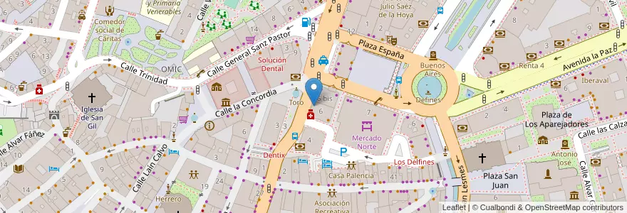 Mapa de ubicacion de Banco Popular en Espanha, Castela E Leão, Burgos, Alfoz De Burgos, Burgos.