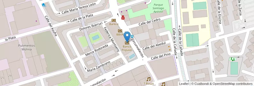 Mapa de ubicacion de Banco Popular en Spanje, Comunidad De Madrid, Comunidad De Madrid, Área Metropolitana De Madrid Y Corredor Del Henares, Torrejón De Ardoz.