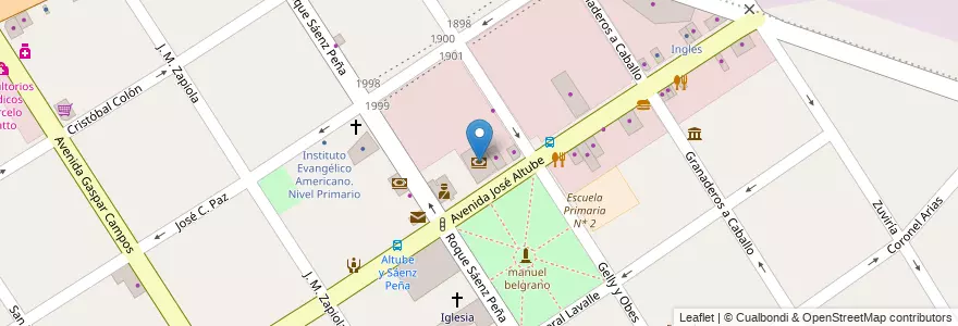Mapa de ubicacion de Banco Provincia en Arjantin, Buenos Aires, Partido De José C. Paz.
