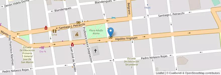 Mapa de ubicacion de Banco Provincia en Argentinië, Buenos Aires, Partido De Monte, San Miguel Del Monte.