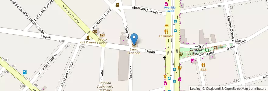 Mapa de ubicacion de Banco Provincia, Nueva Pompeya en Argentina, Autonomous City Of Buenos Aires, Comuna 4, Autonomous City Of Buenos Aires.