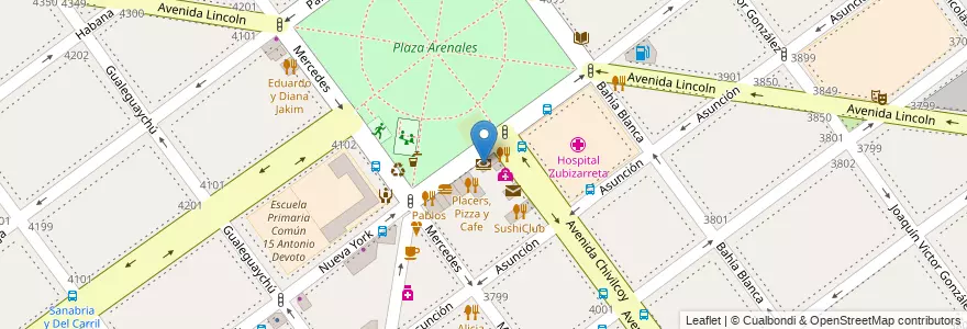 Mapa de ubicacion de Banco Provinica, Villa Devoto en Аргентина, Буэнос-Айрес, Буэнос-Айрес, Comuna 11.