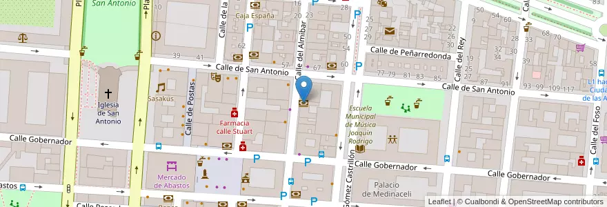 Mapa de ubicacion de Banco Sabadell en 스페인, Comunidad De Madrid, Comunidad De Madrid, Las Vegas, Aranjuez.