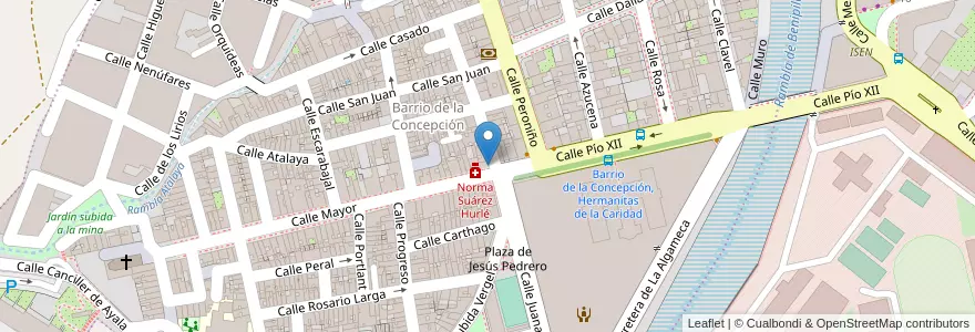Mapa de ubicacion de Banco Sabadell en Espanha, Região De Múrcia, Região De Múrcia, Campo De Cartagena Y Mar Menor, Cartagena.