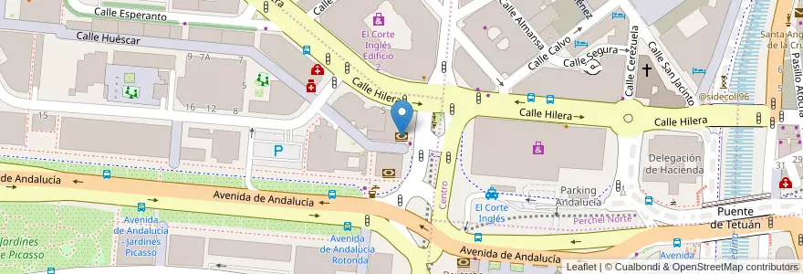 Mapa de ubicacion de Banco Santander en Sepanyol, Andalucía, Málaga, Málaga-Costa Del Sol, Málaga.