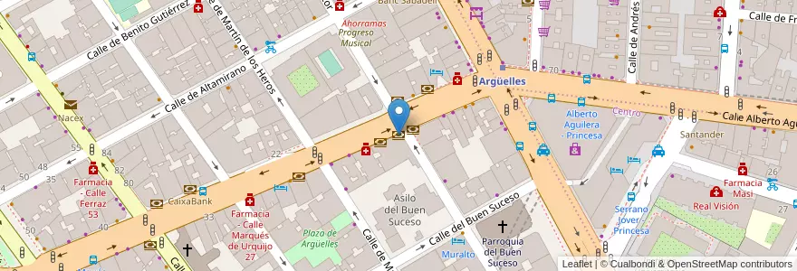 Mapa de ubicacion de Bankia en Испания, Мадрид, Мадрид, Área Metropolitana De Madrid Y Corredor Del Henares, Мадрид.