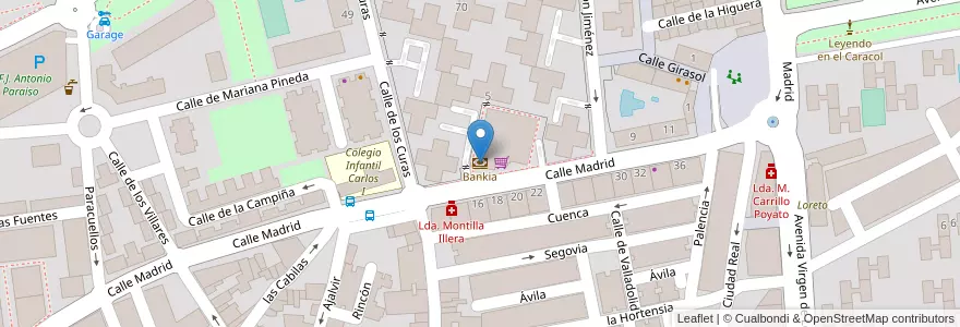 Mapa de ubicacion de Bankia en إسبانيا, منطقة مدريد, منطقة مدريد, Área Metropolitana De Madrid Y Corredor Del Henares, Torrejón De Ardoz.