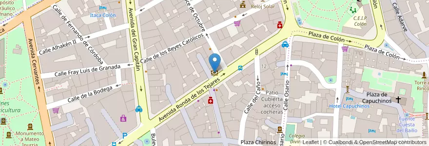Mapa de ubicacion de Bankia en Espagne, Andalousie, Cordoue, Cordoue.
