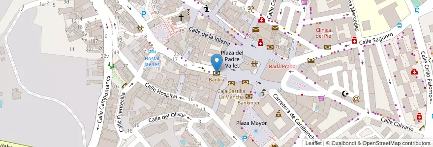 Mapa de ubicacion de Bankia en Sepanyol, Comunidad De Madrid, Comunidad De Madrid, Área Metropolitana De Madrid Y Corredor Del Henares, Pozuelo De Alarcón.
