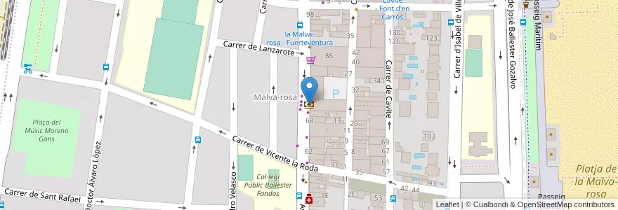 Mapa de ubicacion de Bankia en スペイン, バレンシア州, València / Valencia, Comarca De València, València.