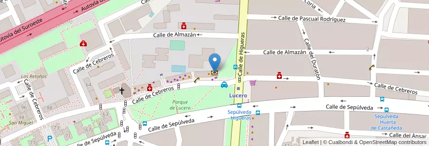 Mapa de ubicacion de Bankia en Spain, Community Of Madrid, Community Of Madrid, Área Metropolitana De Madrid Y Corredor Del Henares, Madrid.