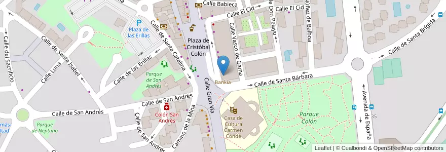 Mapa de ubicacion de Bankia en Spain, Community Of Madrid, Community Of Madrid, Área Metropolitana De Madrid Y Corredor Del Henares, Majadahonda.