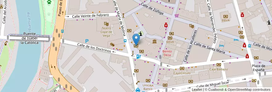 Mapa de ubicacion de Bankia en España, Castilla Y León, Valladolid, Valladolid.