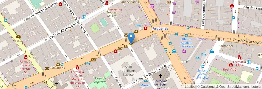 Mapa de ubicacion de Bankinter en Испания, Мадрид, Мадрид, Área Metropolitana De Madrid Y Corredor Del Henares, Мадрид.