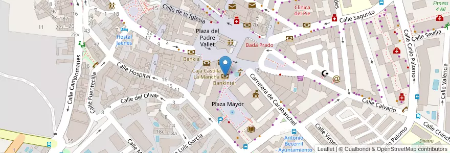 Mapa de ubicacion de Bankinter en España, Comunidad De Madrid, Comunidad De Madrid, Área Metropolitana De Madrid Y Corredor Del Henares, Pozuelo De Alarcón.