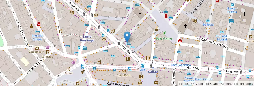 Mapa de ubicacion de Bao Cata en Espanha, Comunidade De Madrid, Comunidade De Madrid, Área Metropolitana De Madrid Y Corredor Del Henares, Madrid.