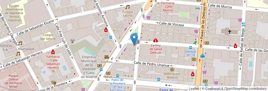 Mapa de ubicacion de Bar en Spain, Community Of Madrid, Community Of Madrid, Área Metropolitana De Madrid Y Corredor Del Henares, Madrid.