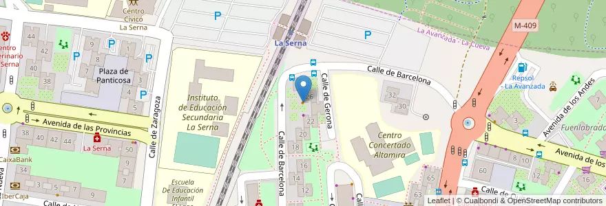 Mapa de ubicacion de Bar en España, Comunidad De Madrid, Comunidad De Madrid, Área Metropolitana De Madrid Y Corredor Del Henares, Fuenlabrada.