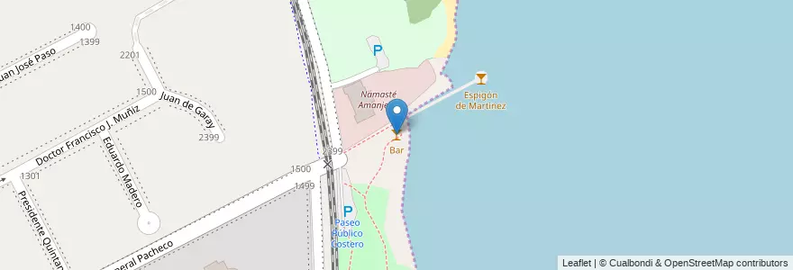 Mapa de ubicacion de Bar en 아르헨티나.