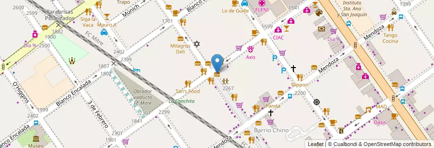 Mapa de ubicacion de Bar 98, Belgrano en アルゼンチン, Ciudad Autónoma De Buenos Aires, ブエノスアイレス, Comuna 13.