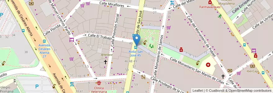 Mapa de ubicacion de Bar Acrópolis en إسبانيا, أرغون, سرقسطة, Zaragoza, سرقسطة.