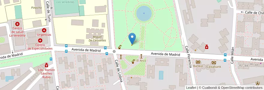 Mapa de ubicacion de Bar Agrupación Deportiva de Petanca en إسبانيا, منطقة مدريد, منطقة مدريد, Área Metropolitana De Madrid Y Corredor Del Henares, Torrejón De Ardoz.