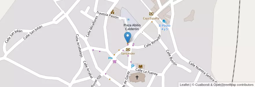 Mapa de ubicacion de Bar Alba en Spanien, Kastilien Und León, Palencia, Campos, Osorno La Mayor.