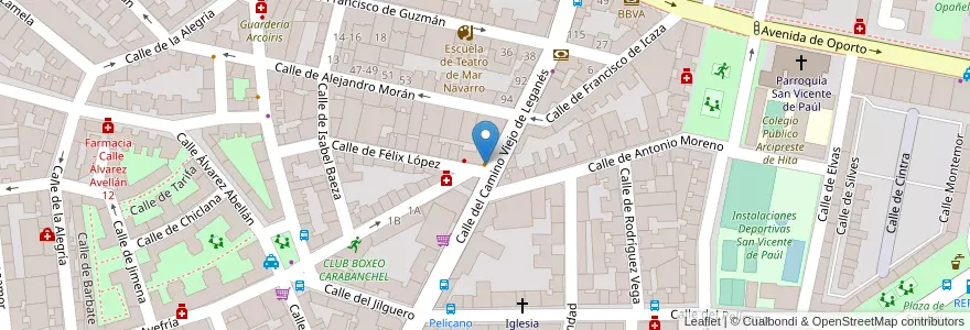 Mapa de ubicacion de Bar Alfonsillo en Spagna, Comunidad De Madrid, Comunidad De Madrid, Área Metropolitana De Madrid Y Corredor Del Henares, Madrid.