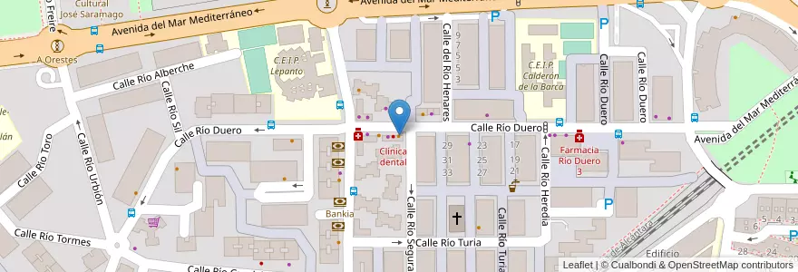 Mapa de ubicacion de Bar Álvarez Cafetería en Sepanyol, Comunidad De Madrid, Comunidad De Madrid, Área Metropolitana De Madrid Y Corredor Del Henares, Leganés.