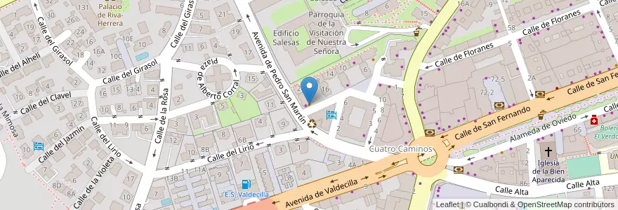 Mapa de ubicacion de Bar Amaro II en Espanha, Cantabria, Cantabria, Santander, Santander.