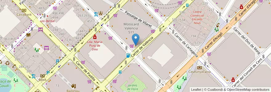 Mapa de ubicacion de Bar Andris en Испания, Каталония, Барселона, Барселонес, Барселона.