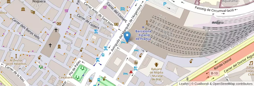 Mapa de ubicacion de Bar Angel en Espagne, Catalogne, Barcelone, Barcelonais, Barcelone.
