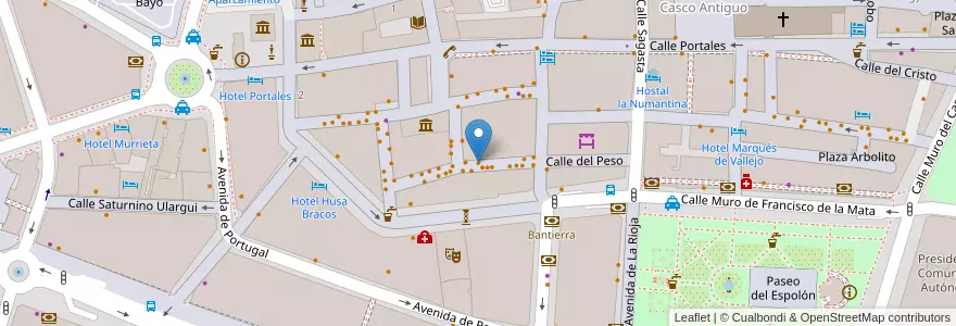Mapa de ubicacion de Bar Angel en Испания, Риоха, Риоха, Логронья.