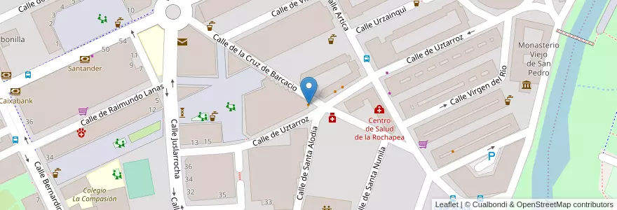 Mapa de ubicacion de Bar Arancha en Spain, Navarre, Navarre, Pamplona.